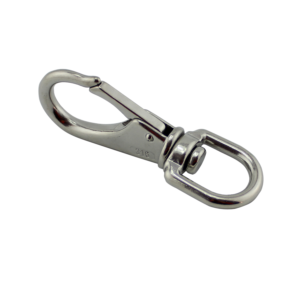 Fábrica de ganchos giratorios de acero inoxidable