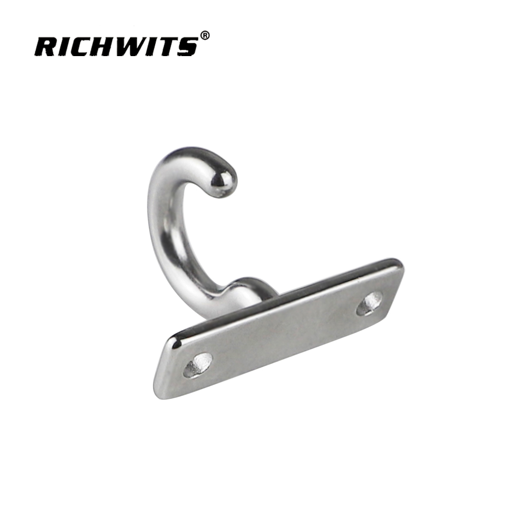 Gancho de acero inoxidable 304, placa de gancho de tela metálica, gancho para ventilador de techo