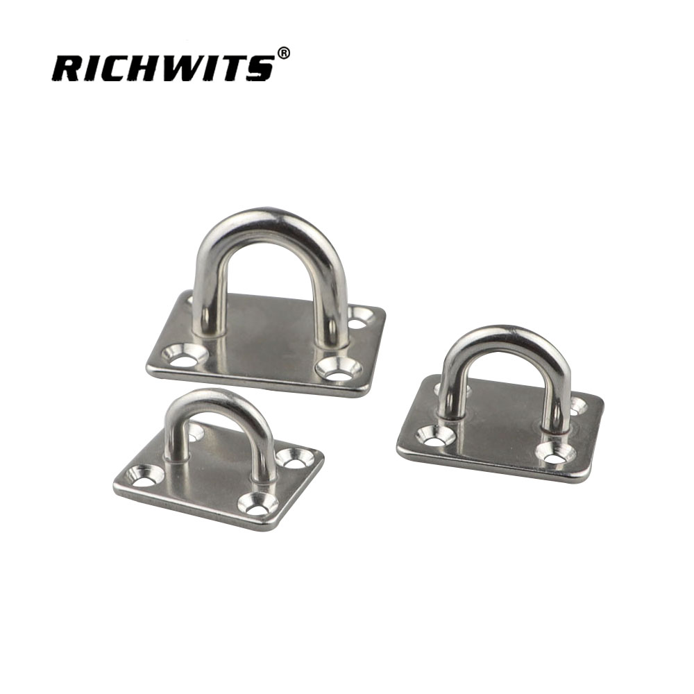 Placa de ojo cuadrada de acero inoxidable 304 316 soldada de 4 mm a 8 mm