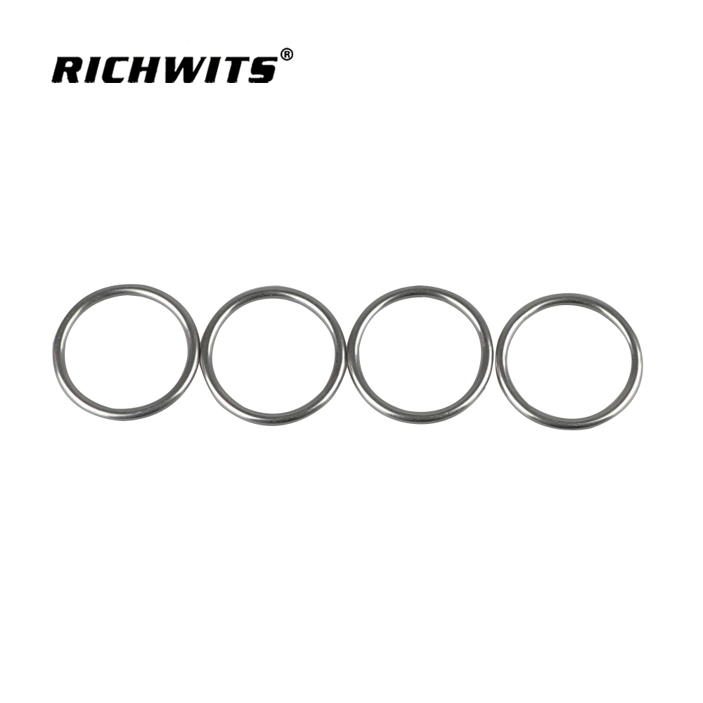 Anillo de metal Anillo redondo Anillos tóricos soldados