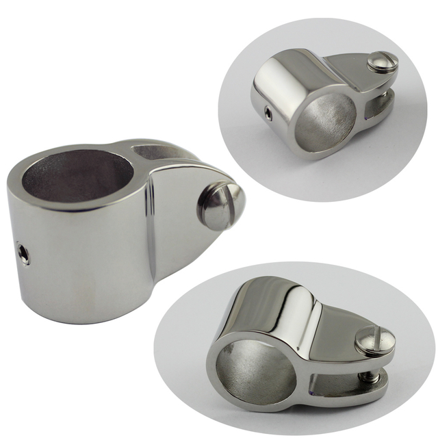 Diapositiva de mandíbula de bisagra de cubierta superior Bimini de acero inoxidable