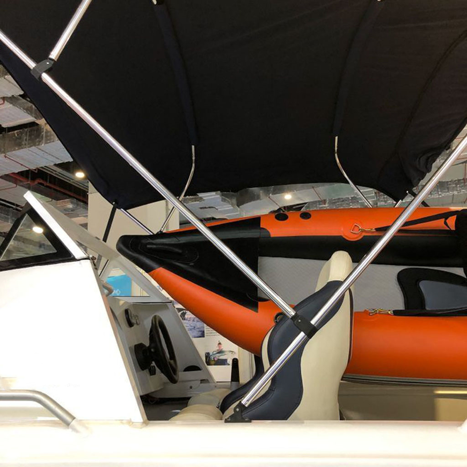 Hardware de montaje superior Bimini de nailon, yate para barco marino