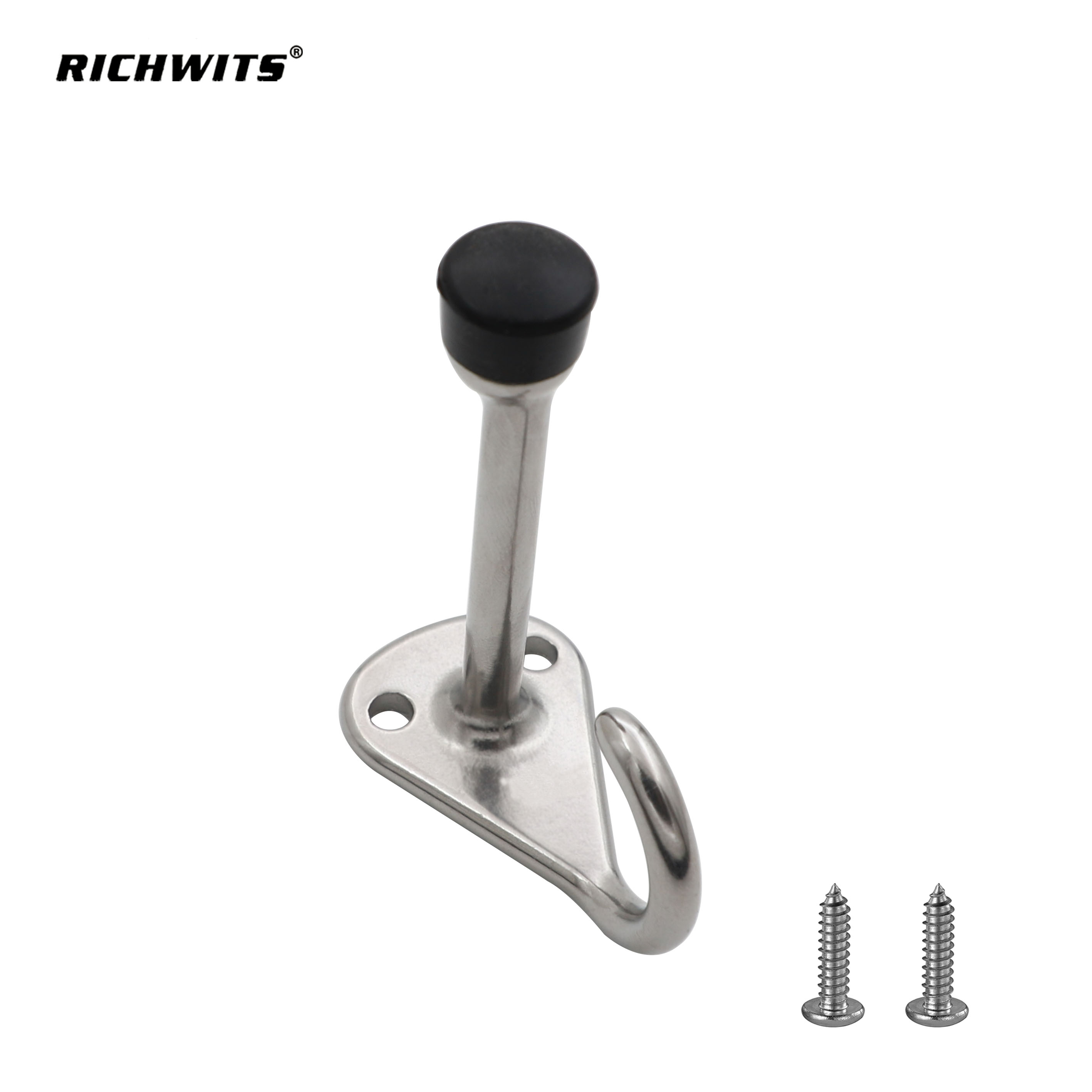 Colgador de pared para paños de fundición de acero inoxidable