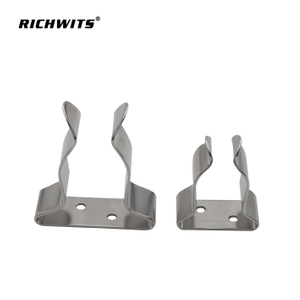 Marine Hardware Clip de paleta/soporte para remo de acero inoxidable 316 de grado marino