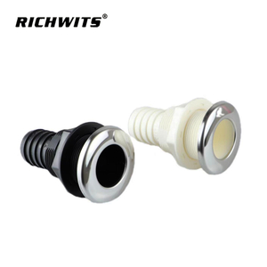  Salidas de plástico a través del casco Pasacasco de plástico para manguera