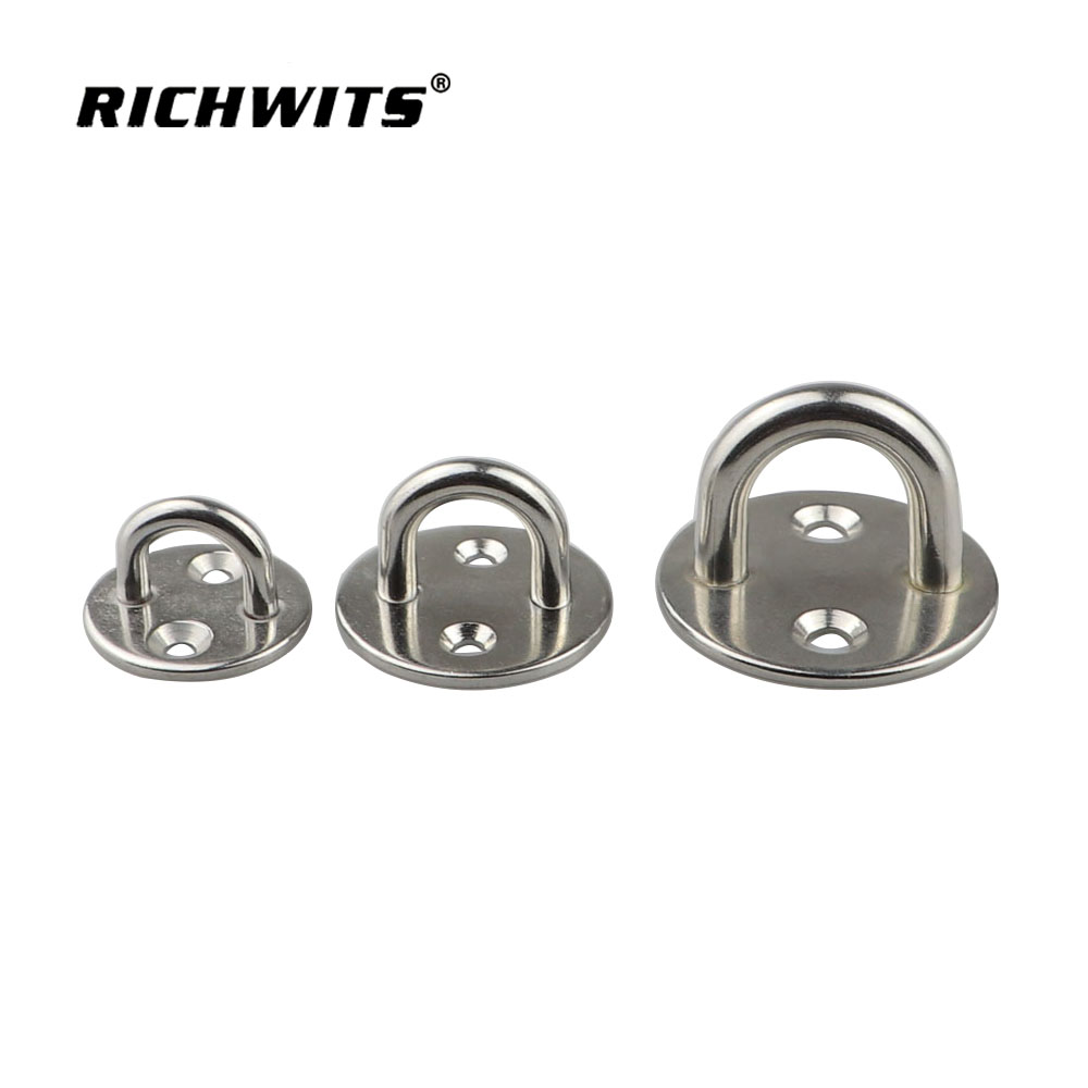  Placa de ojo de almohadilla de acero inoxidable Placa de almohadilla de ojo redonda 