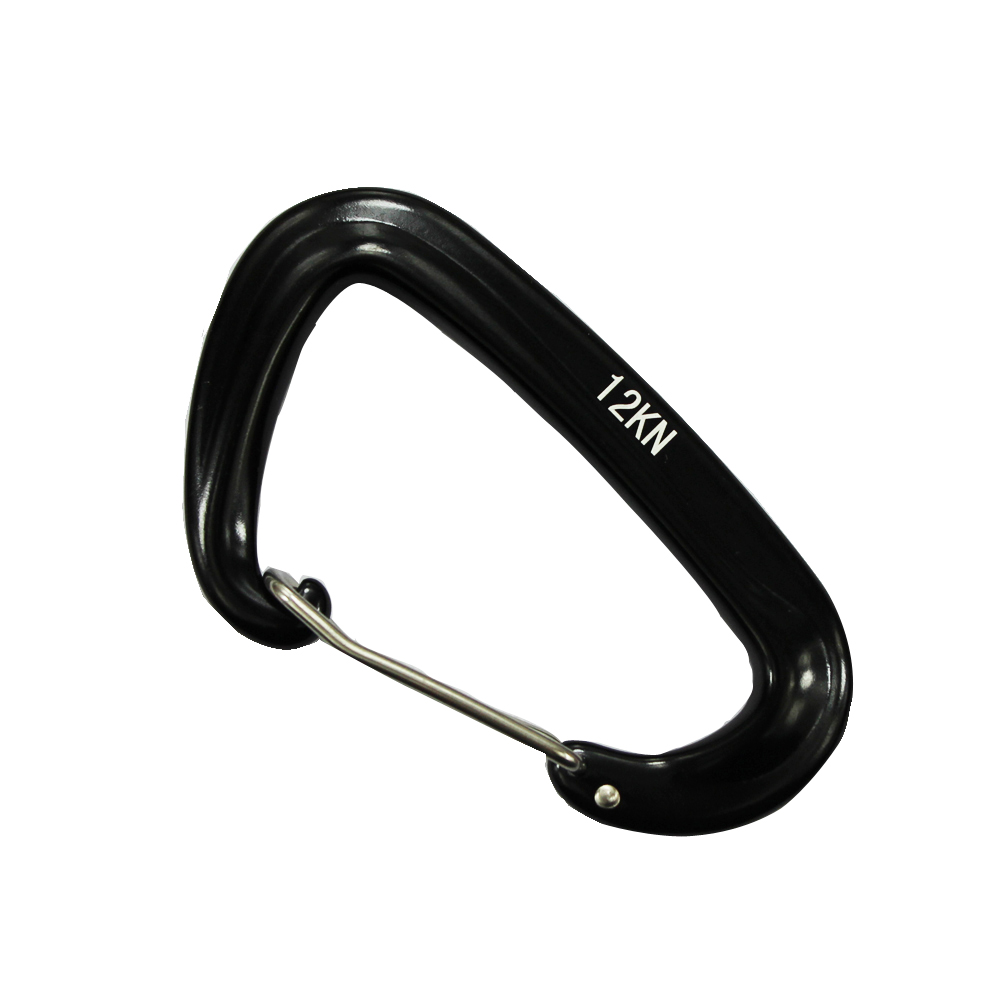 Mosquetón de camping de aluminio extensible 12KN