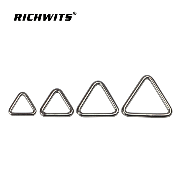 Anillo de metal con ajustador deslizante con hebilla triangular para correa de bolso, hebilla ajustable