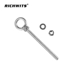 Pernos de ojo de acero inoxidable 316 de mango largo M6-M12