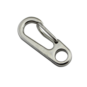 Fábrica de ganchos de seguridad con llave rápida de acero inoxidable 
