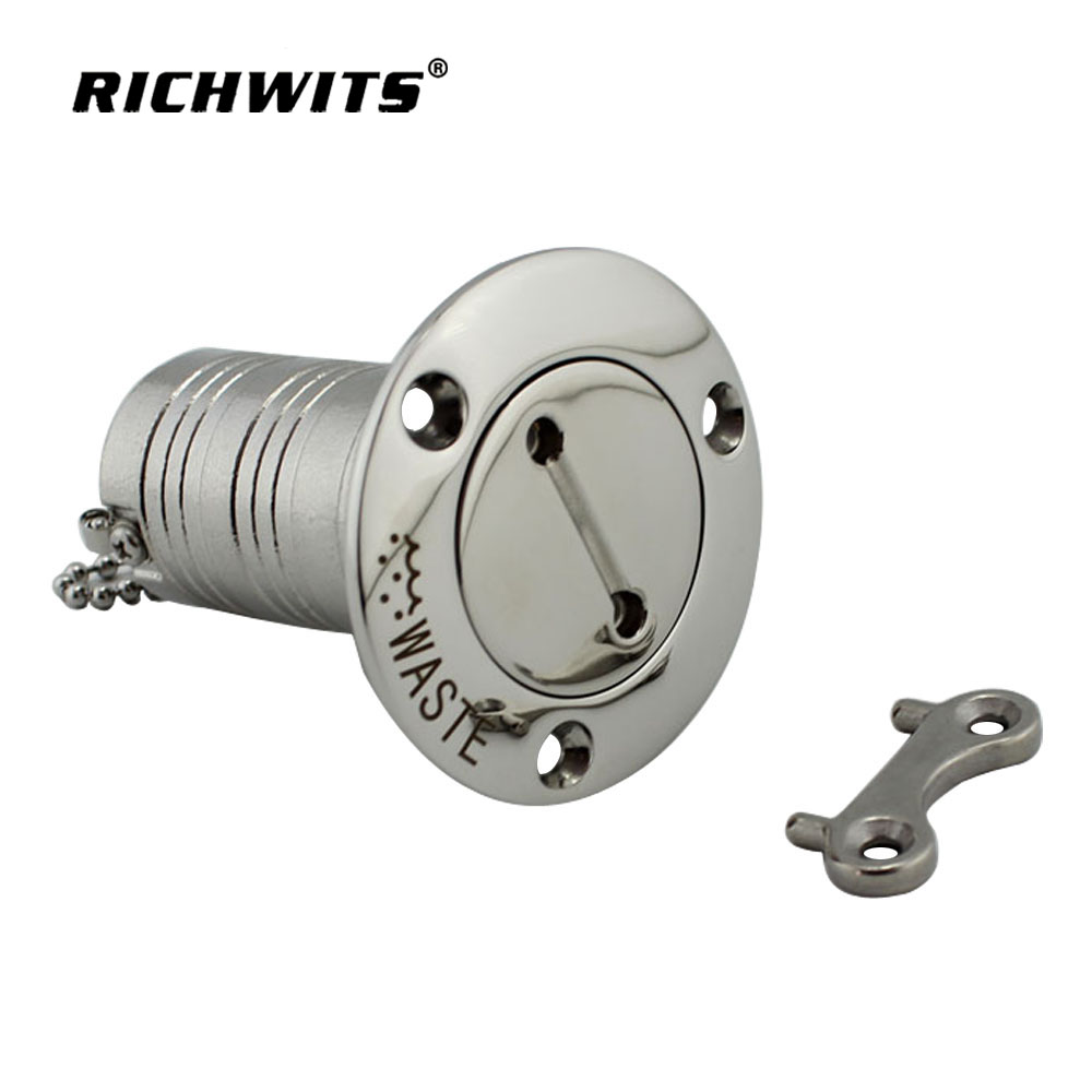 Relleno de cubierta de hardware marino con llave de acero inoxidable 316