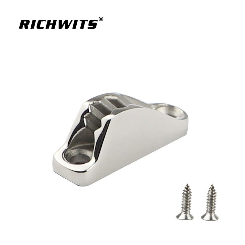 Hardware de aparejo de acero inoxidable 316 cornamusas para cubierta de barco 18*48mm