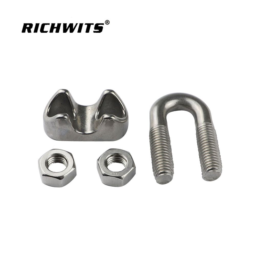 Clip cruzado de cable de acero inoxidable 304/316 