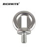 Gancho de tornillo de ojo de elevación marino de acero inoxidable 304 M8