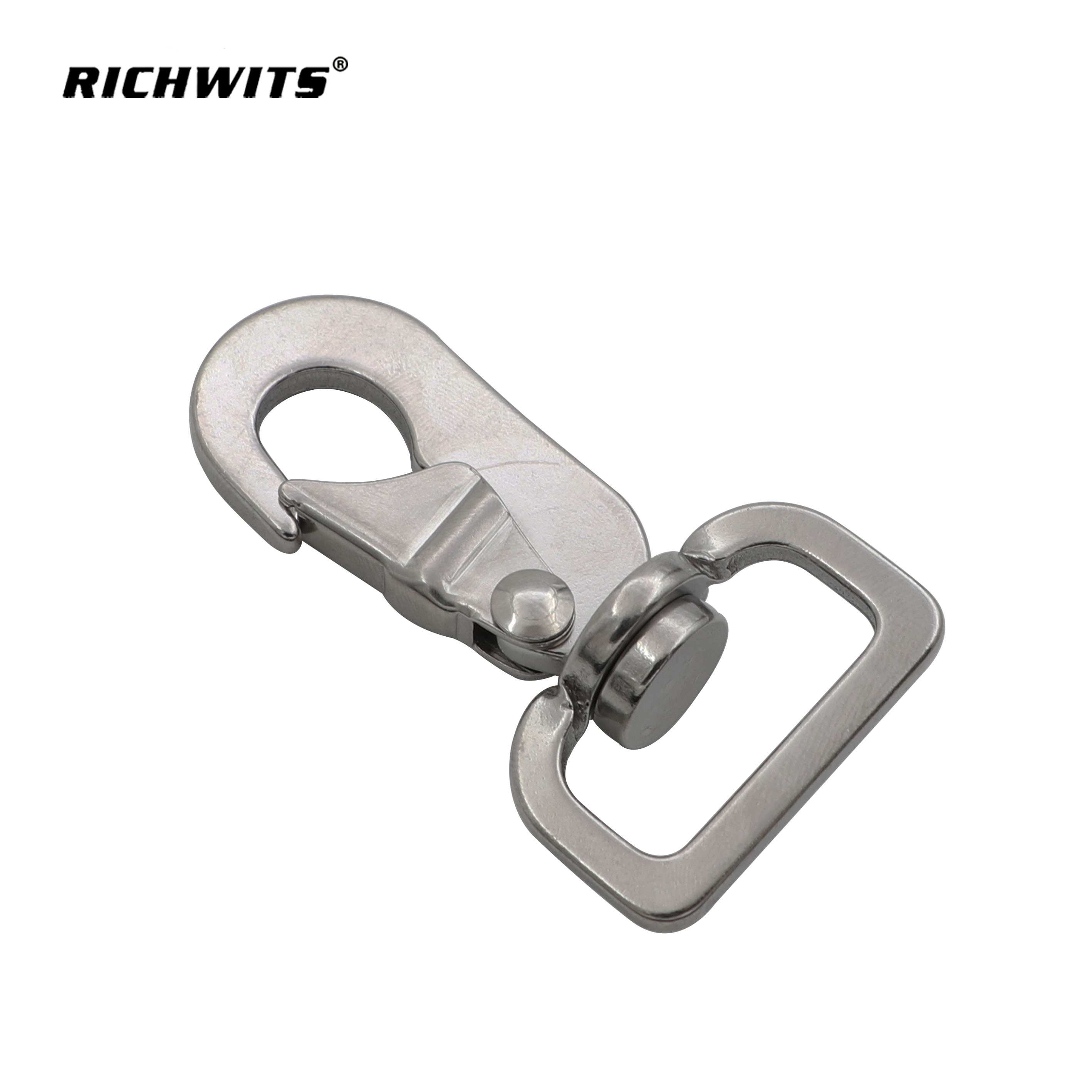  Hebilla de gancho de resorte universal para correa para mascotas