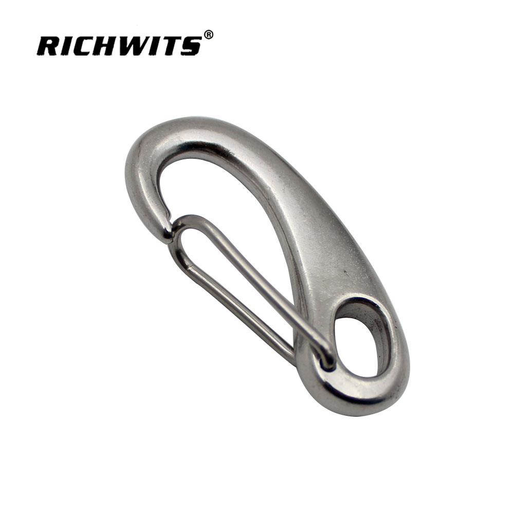  Gancho de resorte con forma de huevo de acero inoxidable