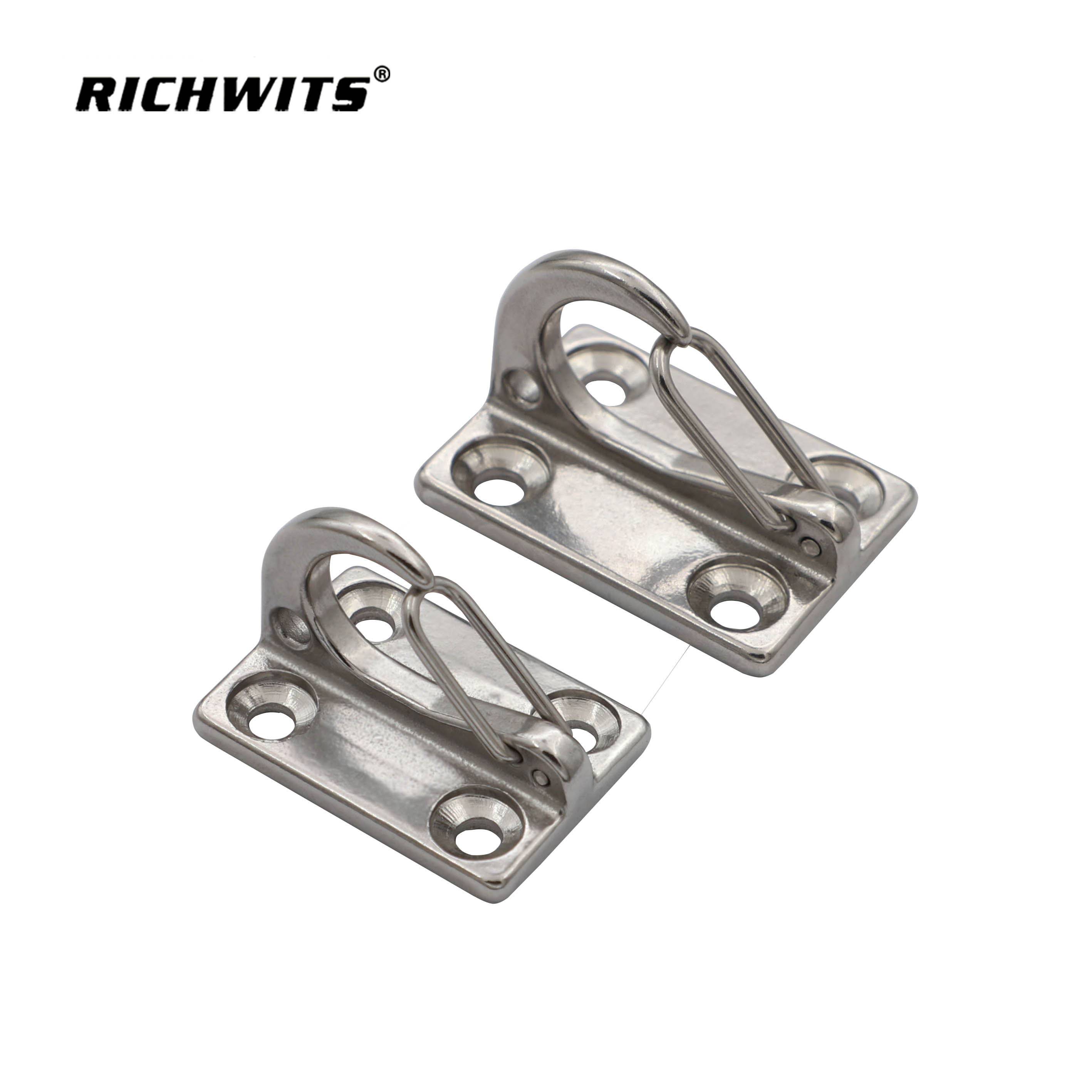 Mairne Hardware Gancho de defensa Gancho de defensa de resorte simple de acero inoxidable