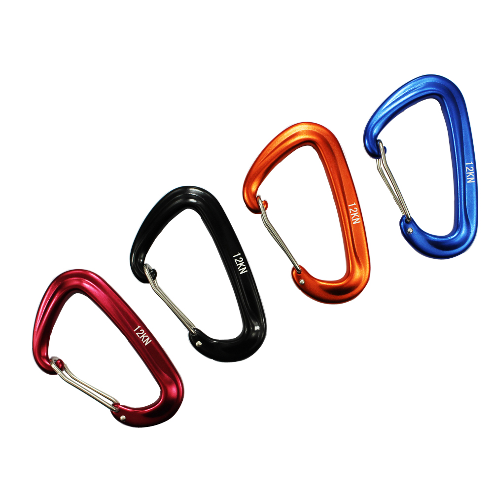 Mosquetón de camping de aluminio extensible 12KN