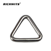 Anillo de metal con ajustador deslizante con hebilla triangular para correa de bolso, hebilla ajustable