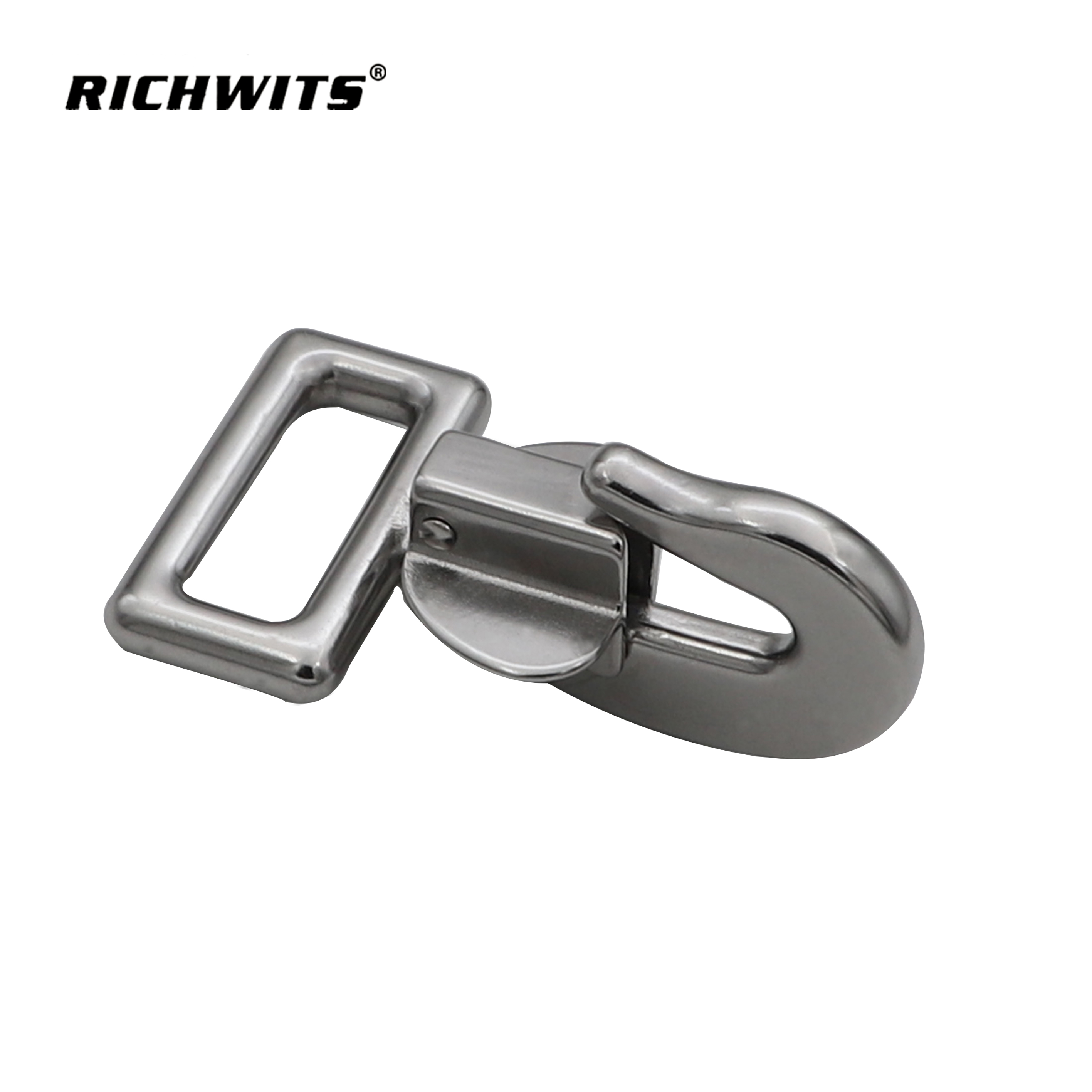 Precio de fábrica Hardware de aparejo Gancho de presión de ojo cuadrado de acero inoxidable 304