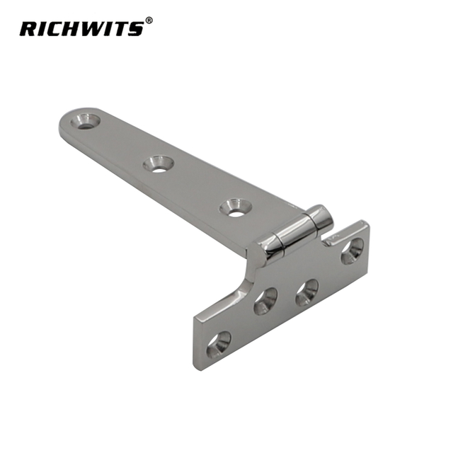 Hardware Bisagra en forma de T de siete orificios de acero inoxidable 316 para barcos yates Rv.