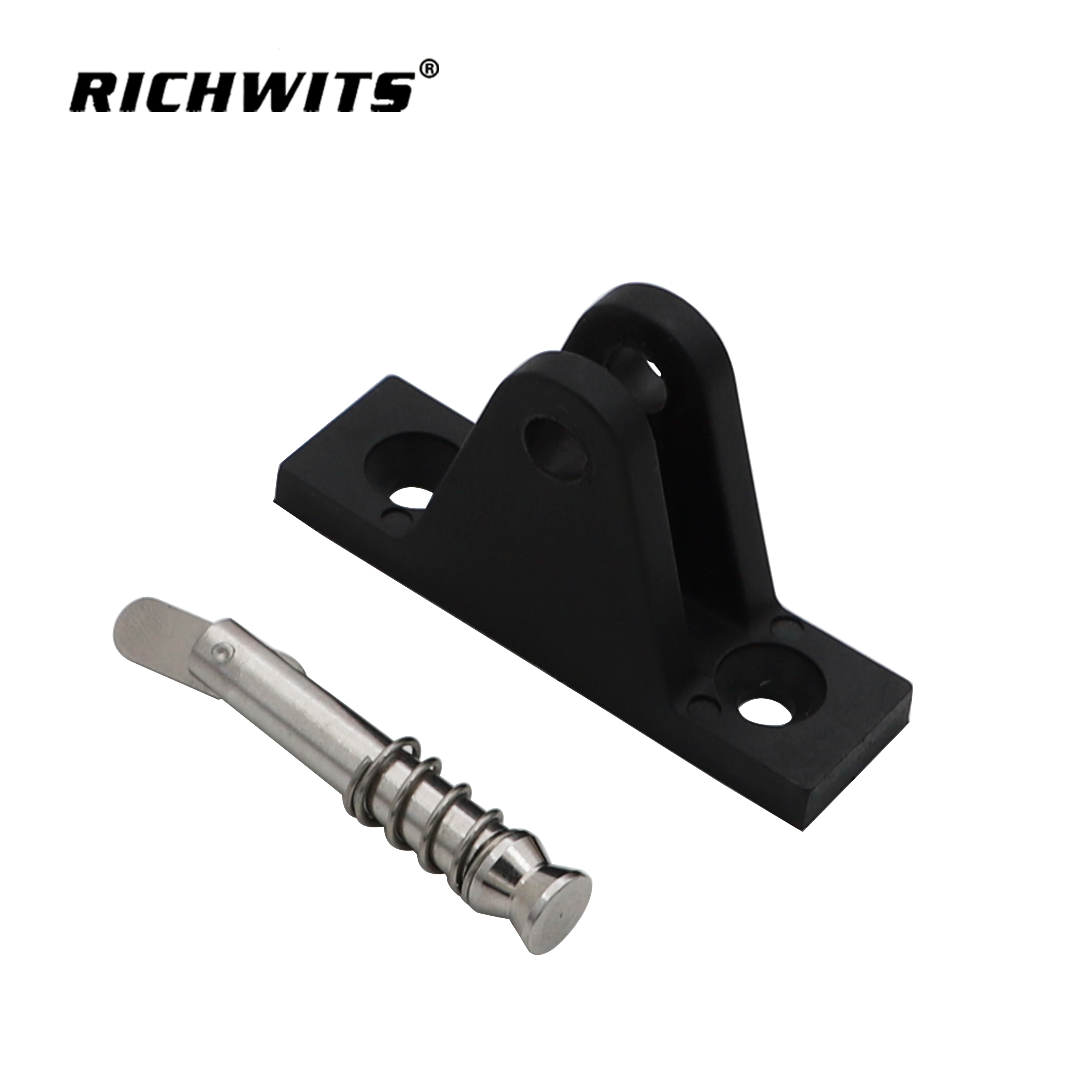 Bisagra de cubierta de montaje extraíble con resorte de nailon plástico, accesorios para sombrilla RV, precio de fábrica