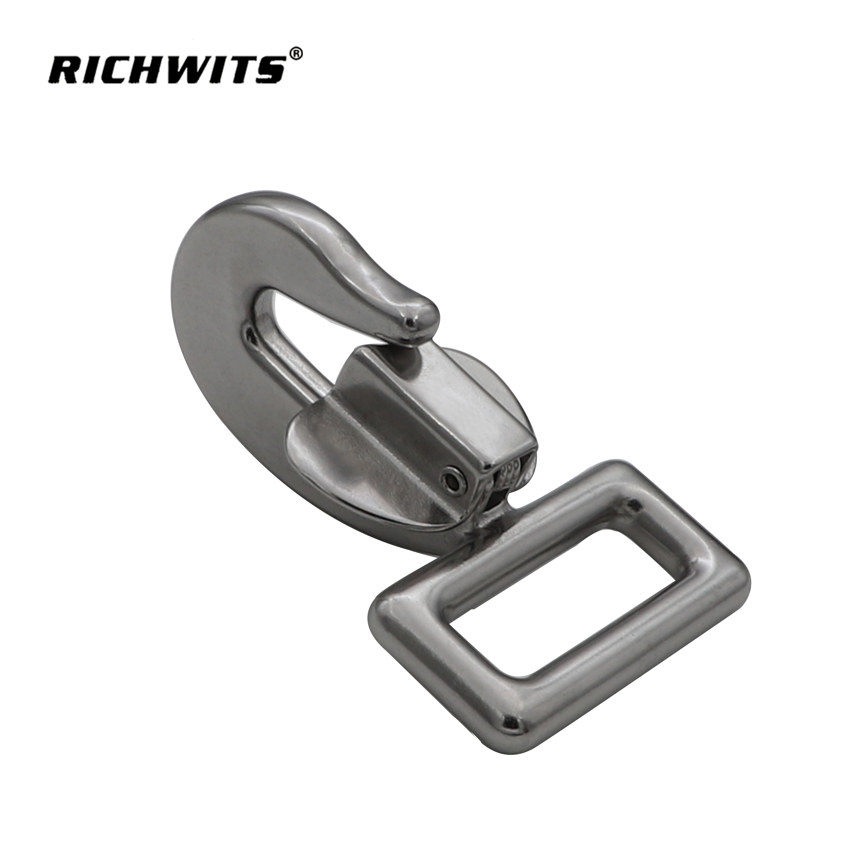Precio de fábrica Hardware de aparejo Gancho de presión de ojo cuadrado de acero inoxidable 304