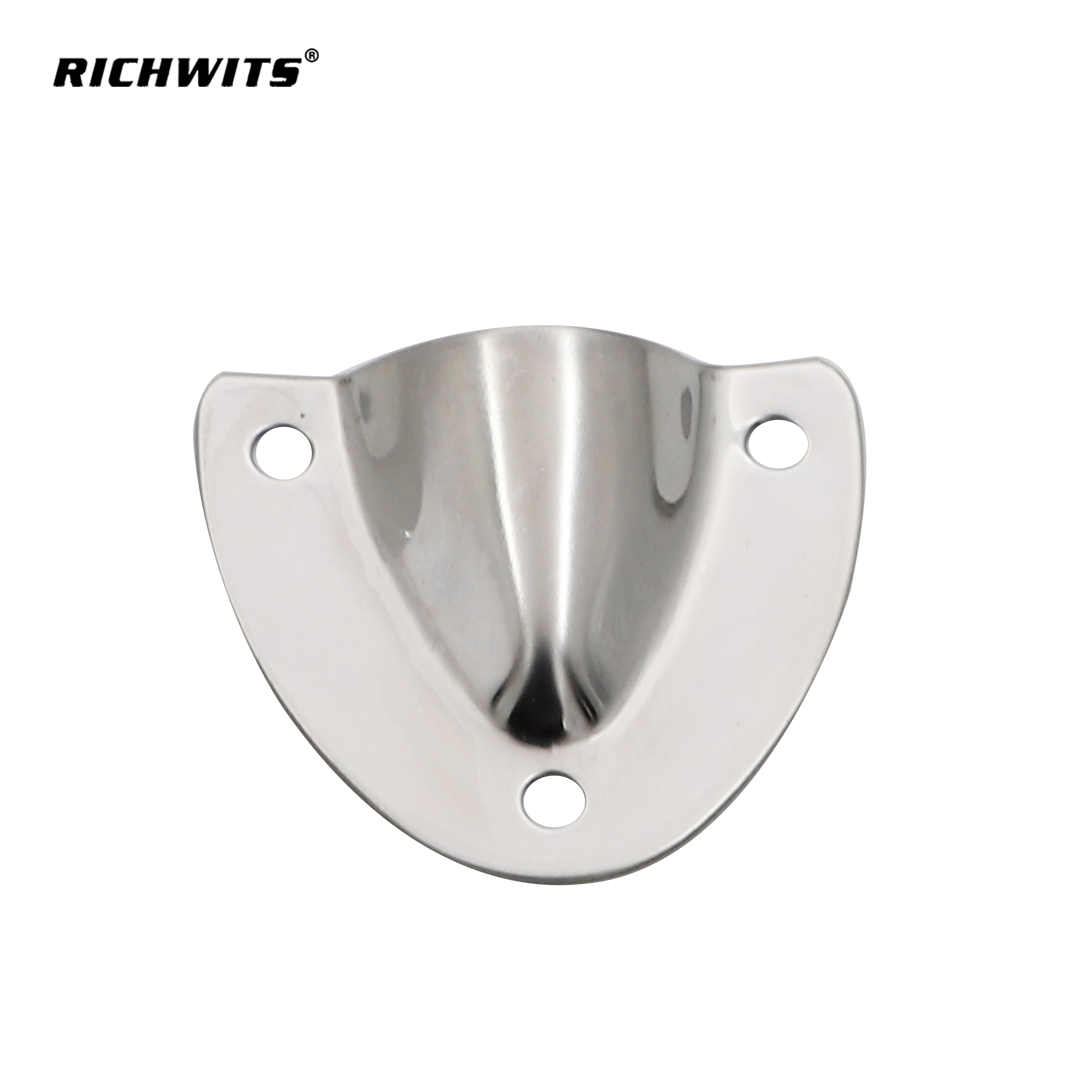 Tapa de ventilación triangular de hardware marino de acero inoxidable 316 para barco