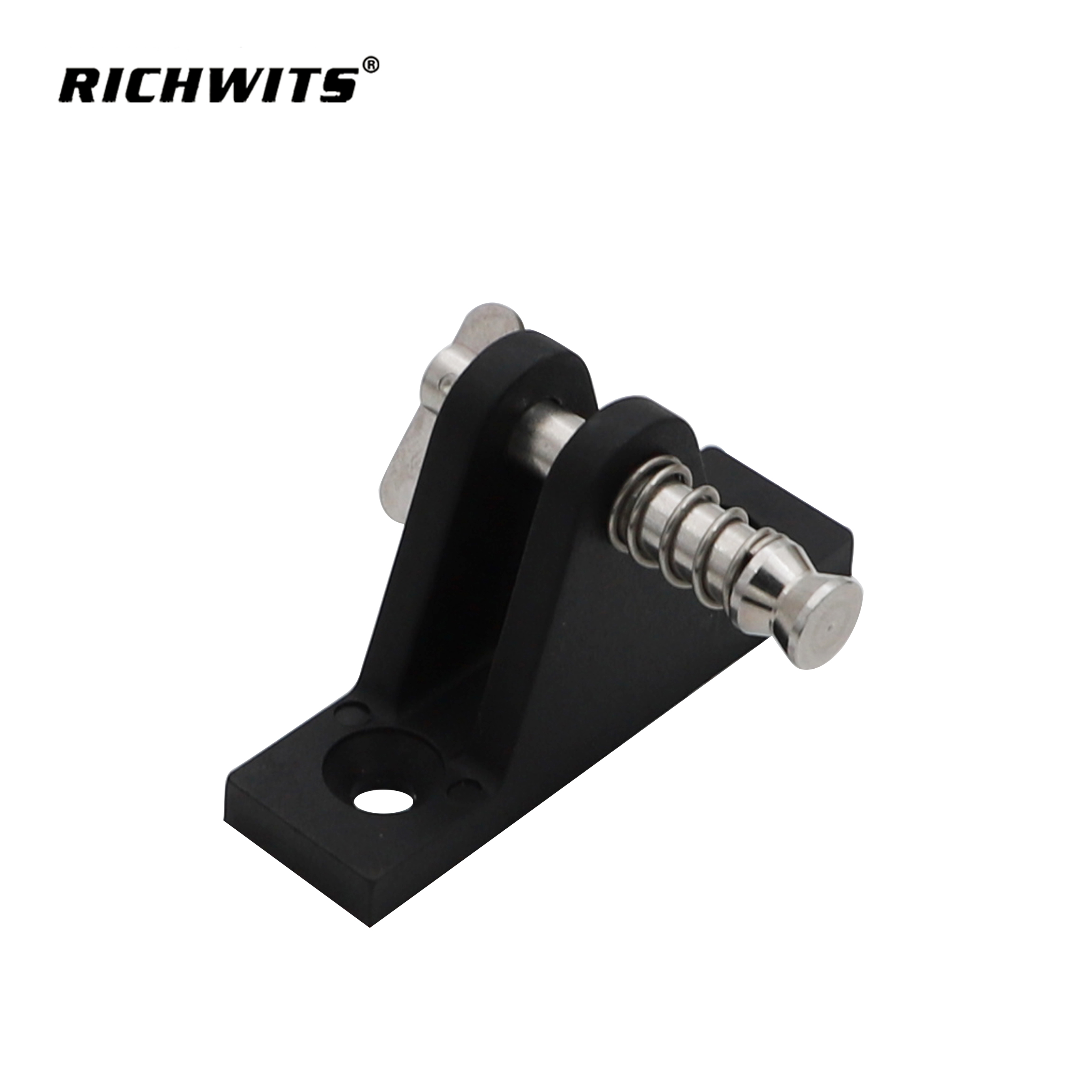 Bisagra de cubierta de montaje extraíble con resorte de nailon plástico, accesorios para sombrilla RV, precio de fábrica
