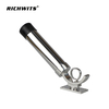 Soporte de caña de pescar para barco de acero inoxidable 316, soporte de caña de montaje en cubierta ajustable giratorio de 360 ​​grados para yate, Kayak, pesca marina