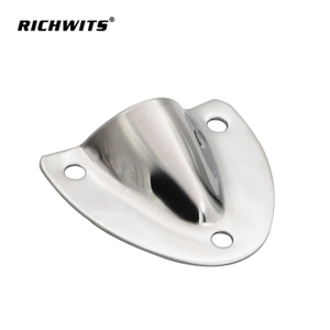 Tapa de ventilación triangular de hardware marino de acero inoxidable 316 para barco