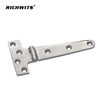 Hardware Bisagra en forma de T de siete orificios de acero inoxidable 316 para barcos yates Rv.