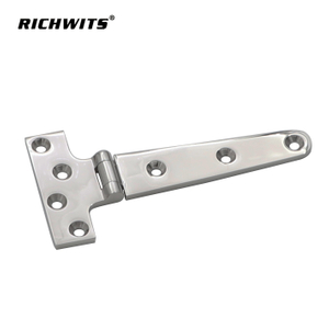 Hardware Bisagra en forma de T de siete orificios de acero inoxidable 316 para barcos yates Rv.