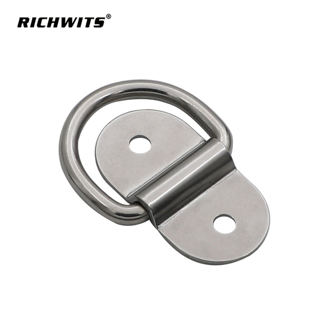Escotilla en forma de D de doble orificio de acero inoxidable 304 a precio de fábrica para piso, camión, remolque, yate