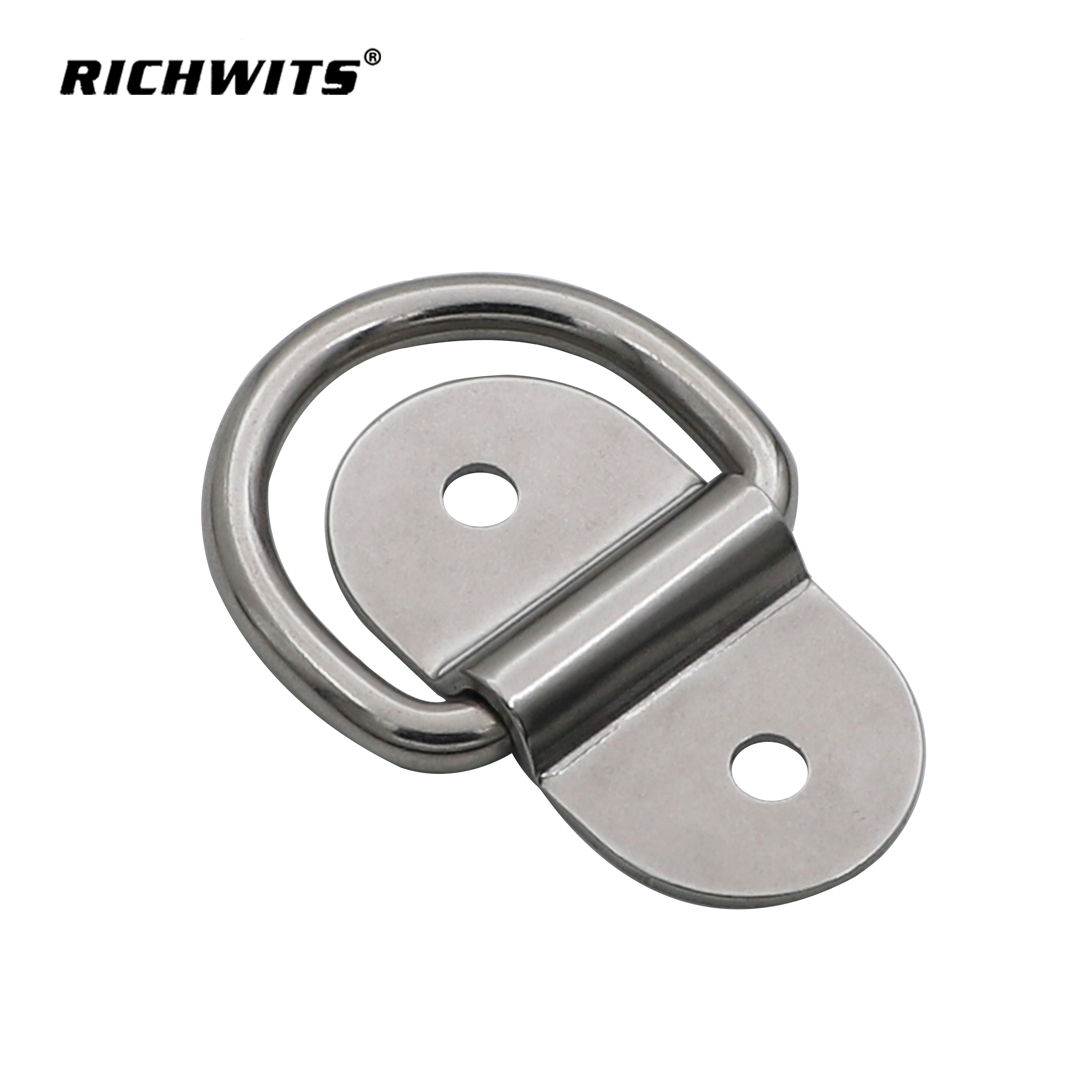 Escotilla en forma de D de doble orificio de acero inoxidable 304 a precio de fábrica para piso, camión, remolque, yate