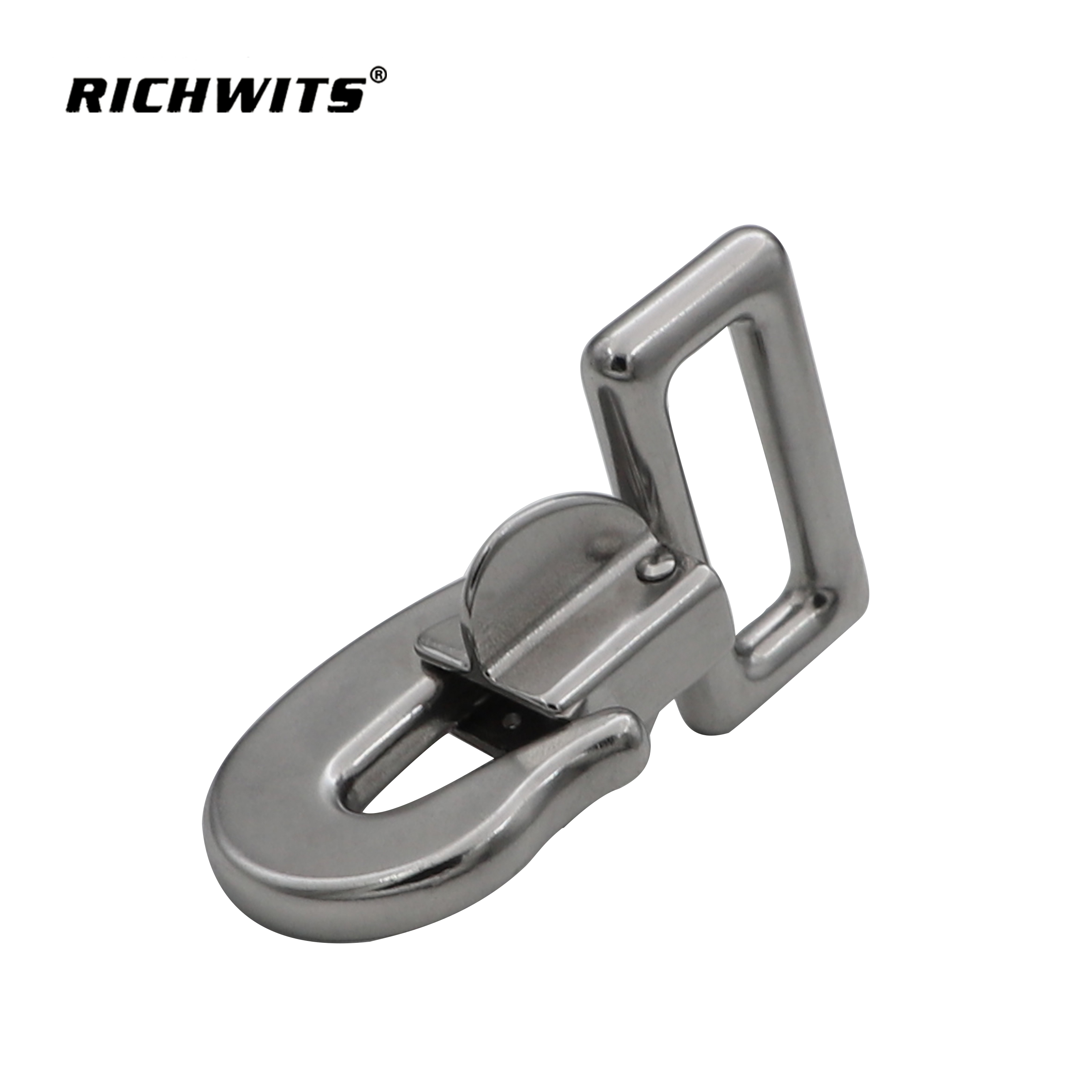 Precio de fábrica Hardware de aparejo Gancho de presión de ojo cuadrado de acero inoxidable 304