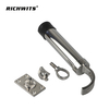 Soporte de caña de pescar para barco de acero inoxidable 316, soporte de caña de montaje en cubierta ajustable giratorio de 360 ​​grados para yate, Kayak, pesca marina
