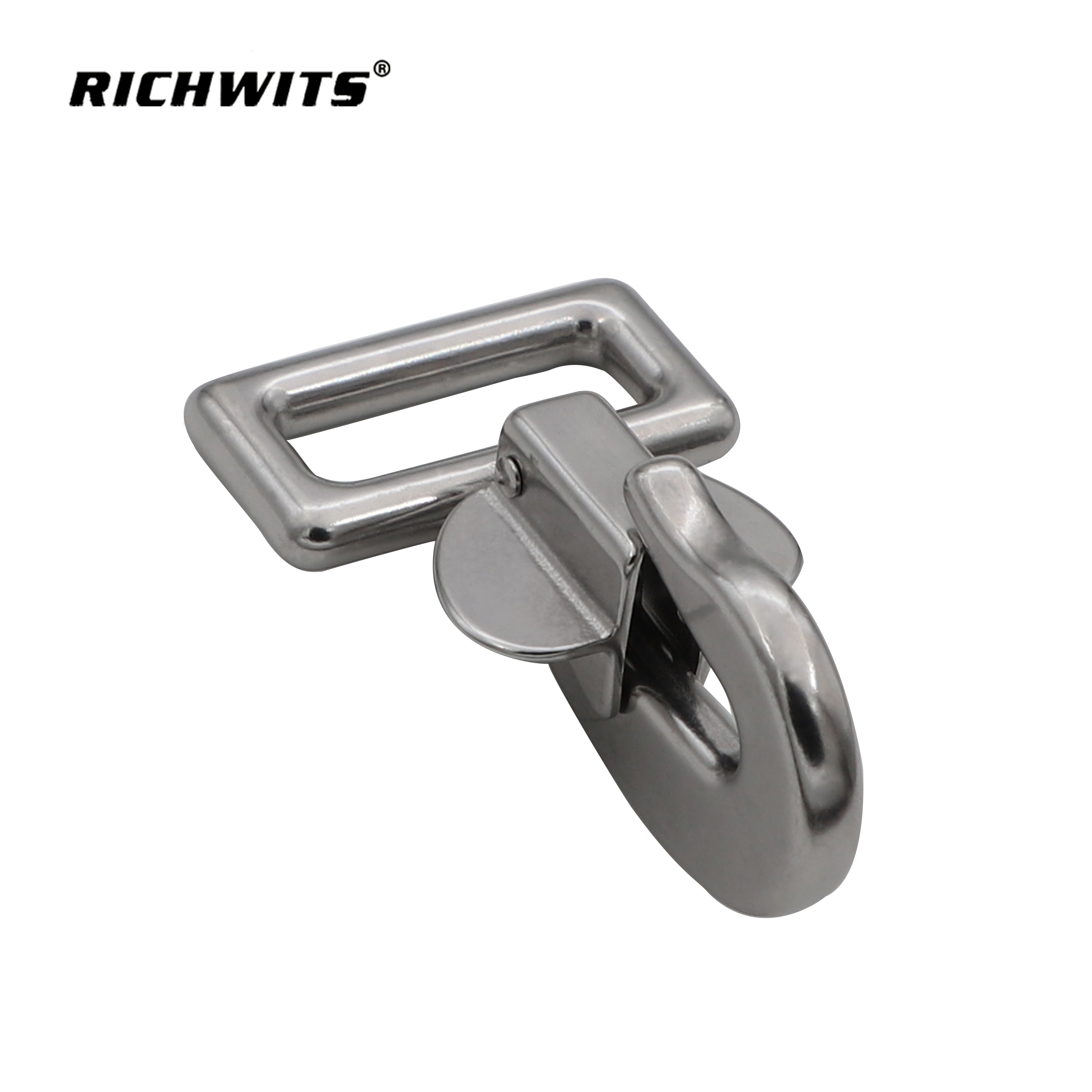 Precio de fábrica Hardware de aparejo Gancho de presión de ojo cuadrado de acero inoxidable 304